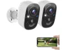 2K Battery-Powered Security Camera, 2 Pack — Security Camera, SUNIVISION