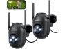Outdoor Dome Security Camera, 2-Pack — Security Camera, SUNIVISION