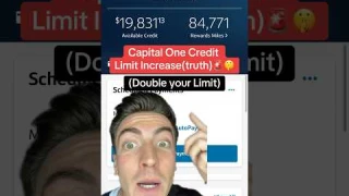 Capital One Credit Increase Strategy😳 #creditcard #capitalone