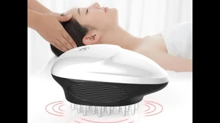 Электрический массажер для кожи головы, портативный скребок стимуляции роста волос, снятия стресса,