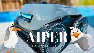 World's Best Robotic Pool Cleaner - Aiper Seagull Pro Review and Demo