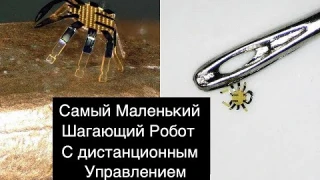 Самый маленький шагающий робот с дистанционным управлением [новости науки и космоса]