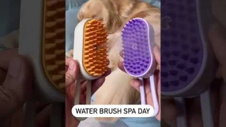 3-in-1 Steamy Pet Grooming Brush for Cats and Dogs - Hair Removal, Cleaning, and Massage. #cat #dog