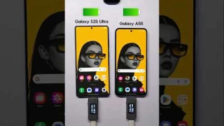 Samsung S25 Ultra vs Samsung A55 Charging Speed Test