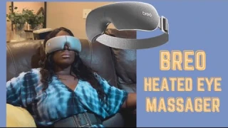 Breo iSee M Eye Massager Review | Heated Eye Massager | Did it relieve my eyestrain and eye fatigue?