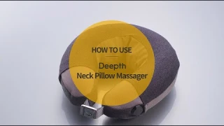 [Deepth][How to Use] Neck Pillow Massager ST-310A