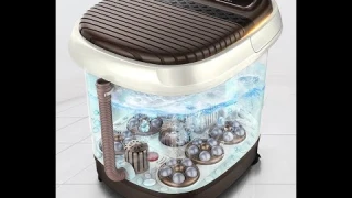 ГИДРОМАССАЖНАЯ ВАННОЧКА ДЛЯ НОГ С ПОДОГРЕВОМ ВОДЫ массажер для ног  ПЕДИКЮРНАЯ ВАННОЧКА Tiamo