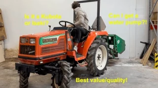 Hinomoto N189 | Information | Spitmachine - Spader | Testdrive | different from an Iseki and Kubota