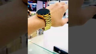 Smartwatch gold design #mobile #viral #how #trending #new #shortvideo #ytshort #watch #golden #yt