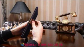 Фирменный чехол-сумка с мульти-подставкой и визитницей для планшета iPad Pro