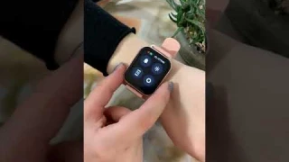 Умные смарт часы женские розовые квадратные Modfit Sense X All Pink