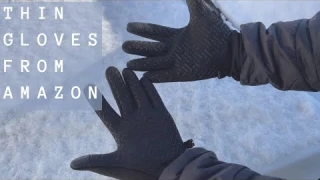 Perfect winter gloves that aren't too thick, but still warm and stylish! Touch screen friendly!