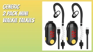 REVIEW (2026): Generic 2 Pack Mini Walkie Talkies. Features