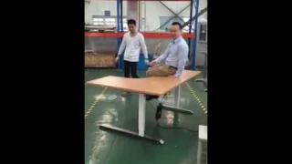 RuiShi RS200L dual motor electric height adjustable desk - L shape corner table