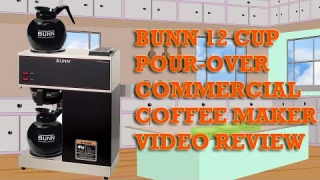 BUNN 12 Cup Pourover Commercial Coffee Maker Review - BUNN VPR Coffee Maker Reviewed