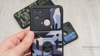 Удароміцний чохол Hybrid Ring Camshield для Xiaomi Redmi 10C