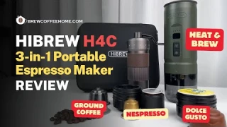 HiBREW H4C Portable Espresso Maker Review | Heat & Brew | 3-in-1 Nespresso, Dolce Gusto & Coffee