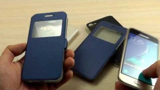 ОБЗОР: Стильный Чехол-Книжка для Meizu U10 с Окном и Магнитной Застежкой "Premium"