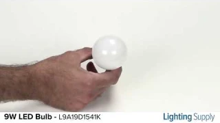 TCP 9W LED A19 Bulb (L9A19D1541K)