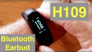 BILIKAY H109 Combo Smart Bracelet / Earphone, Blood Pressure, Fitness Tracker: Unboxing and 1st Look