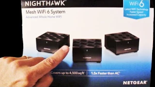 Netgear MK63 Mesh router performance test AX1800 Unboxing and Review