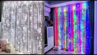 Светящиеся шторы с Алиэкспресс Топ5 AliExpress Led garland Крутой Декор комнаты 2021 Праздник с али