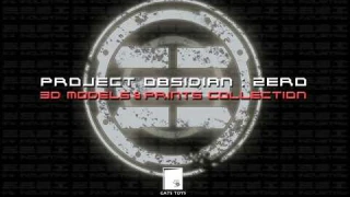 GATE TOYS X 33 Industry Project Obsidian 1:6 Collectible Action Figure 3D Prints Collection 01