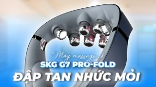 MÁY MASSAGE CỔ SKG G7 PRO-FOLD - MỘT GẬP ĐẬP TAN NHỨC MỎI CỔ LÂU NĂM