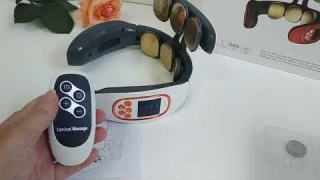 Умный импульсный массажёр для шеи и спины