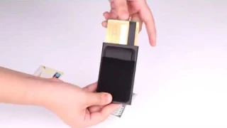 Алюминиевый кошелёк с RFID блокировкой