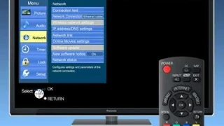 Panasonic VIERA - Connecting to Optional Network WiFi