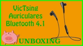 Unboxing VicTsing Auriculares Deportivos Bluetooth 4.1 VBT005B-VES