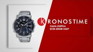 Обзор японских часов Casio Edifice ECB-20DB-1AEF - KronosTime.RU