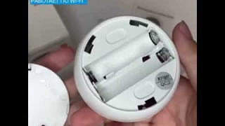 Умный датчик температуры и влажности WiFi Tuya для умного дома с дистанционным управлением круглый