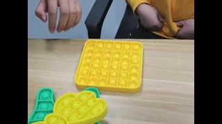 Тактильная сенсорная игрушка антистресс поп Push Pop it Bubble Sensory из силиконаfidgetдавилкатыкал