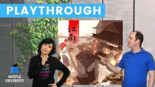 Jiangnan: Life of Gentry  -  One Round Playthrough Board Game