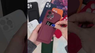 Чехол на iPhone с держателем для карт