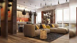 Освещение и мебель в стиле лофт