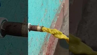 ACID wash pipe line clean #plumber #pipeline #viral #shorts #cleaning