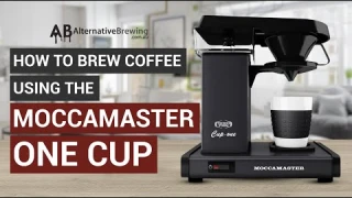 How to Brew Coffee Using the Moccamaster One Cup