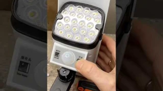 Тестируем Уличный светильник с датчиком движения муляж камеры