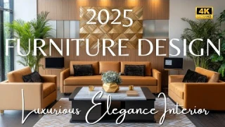 Furniture Design Trends 2025: Modern Minimalist Aesthetics with Luxurious Elegance Interior Decor