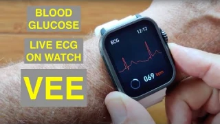 BEARSCOME VEE AppleWatch Shape BT Call Live ECG+HR/BP/HRV/Glucose/Temp/SpO2 Smartwatch:Unbox&1stLook