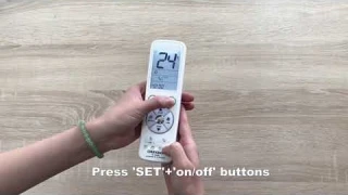 Chunghop K-1060E LED Light Remote Controller for AC Introduction