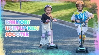 Rahmory 3 Wheel Light Up Kids Scooter