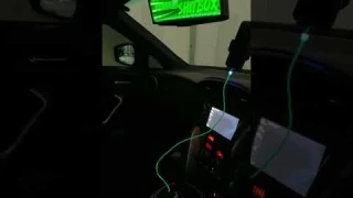 Car Infinity Rainbow LED Mirror