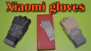 Сенсорные перчатки Xiaomi gloves мужские и женские. Полный обзор.