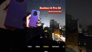 Realme 14 Pro 5G Moon Zoom Test🌙 Best 5g Smartphone Under 25,000 Camera Test #realme14pro #viral