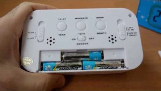 Настольные часы с термометром - Aliexpress