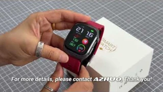 S15 Air Pump Blood Pressure Health Smart Watch 2.06-Inch AMOLED HD Large Screen ECG Health Watch
